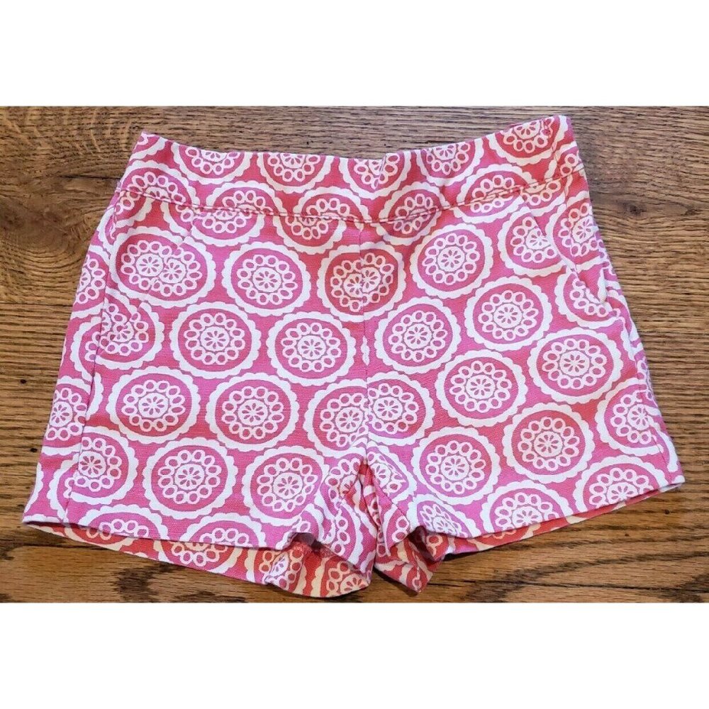 Janie & Jack Pink/White Shorts